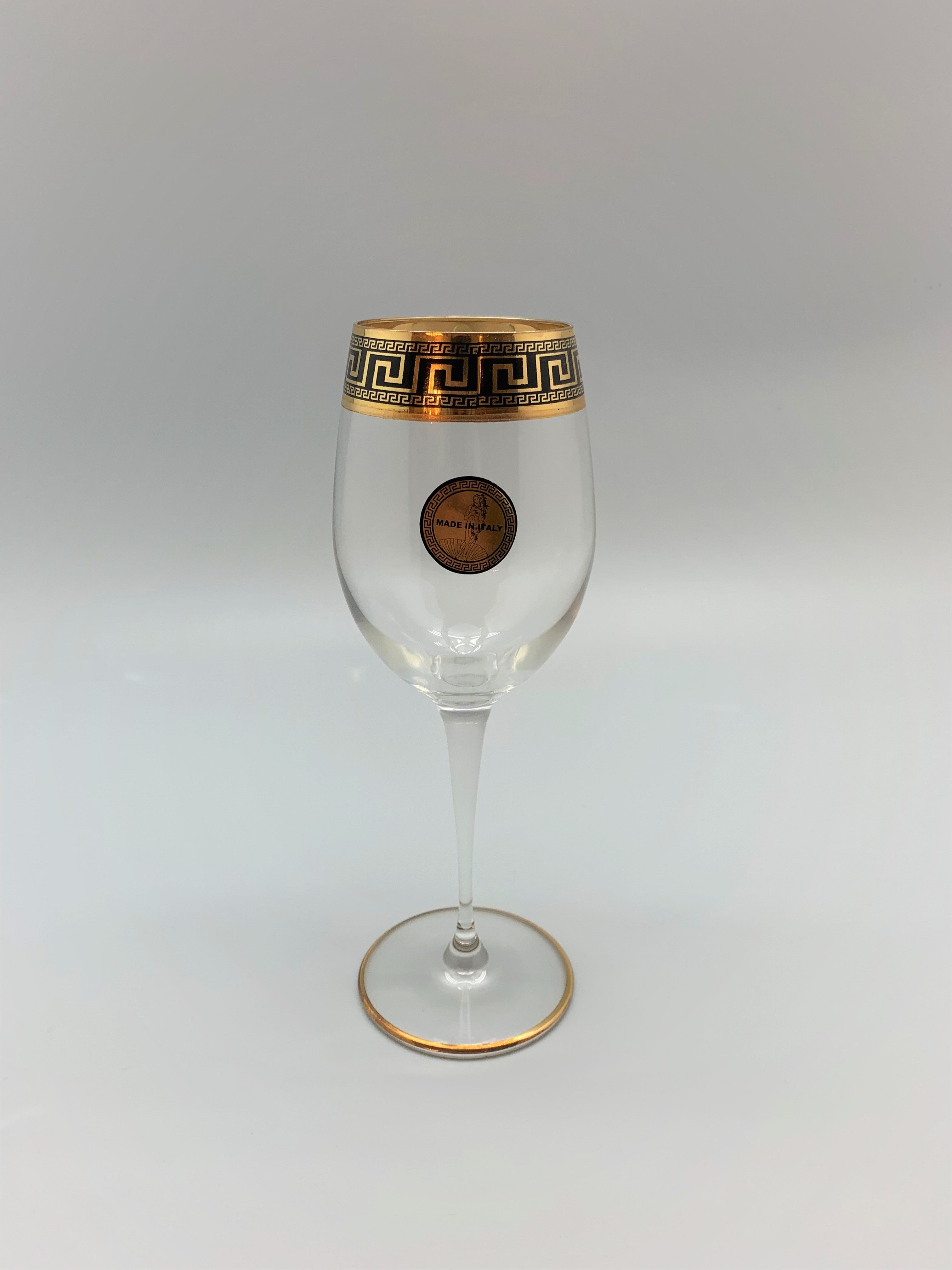 Exklusive Mäander Wein-Gläser