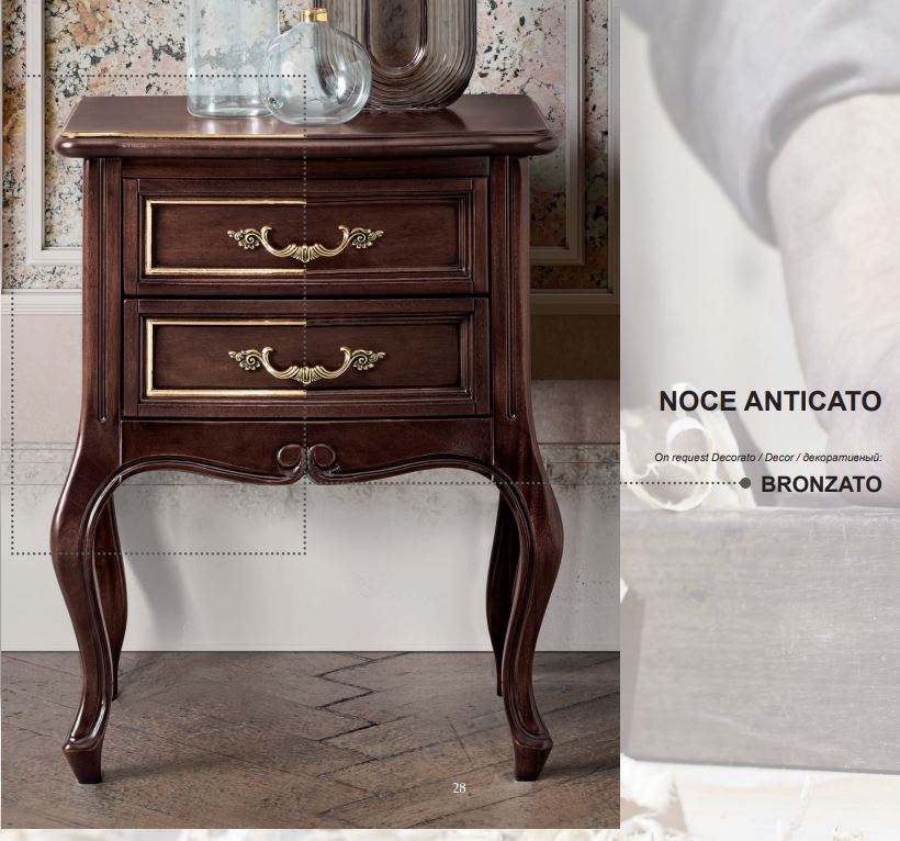 Luxury Bedroom Verdi Noce Anticato