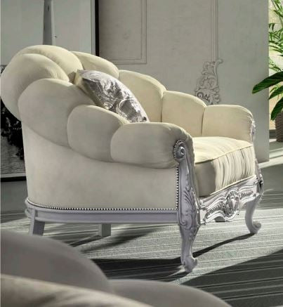 Couchgarnitur Giada weiss