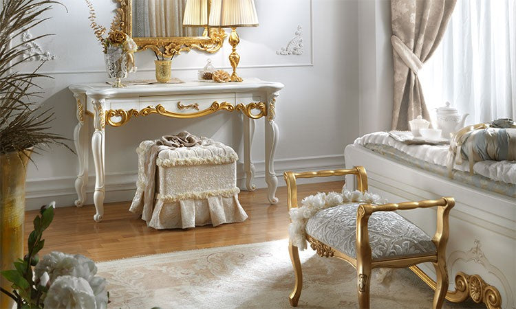 Bedroom la Fenice gold beige