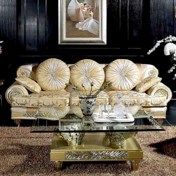 Couchgarnitur Milano Gold