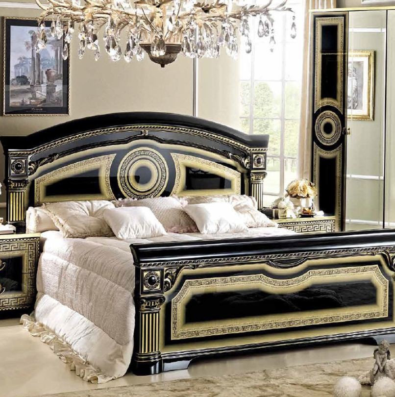 Bedroom Aida Black Gold