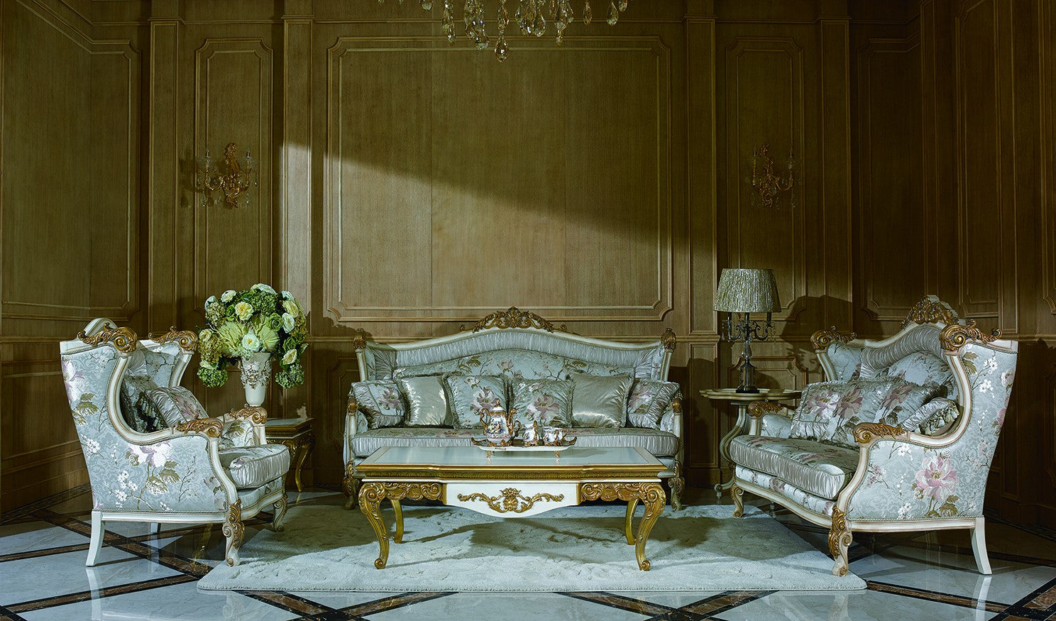 Couch set Villa D' Este