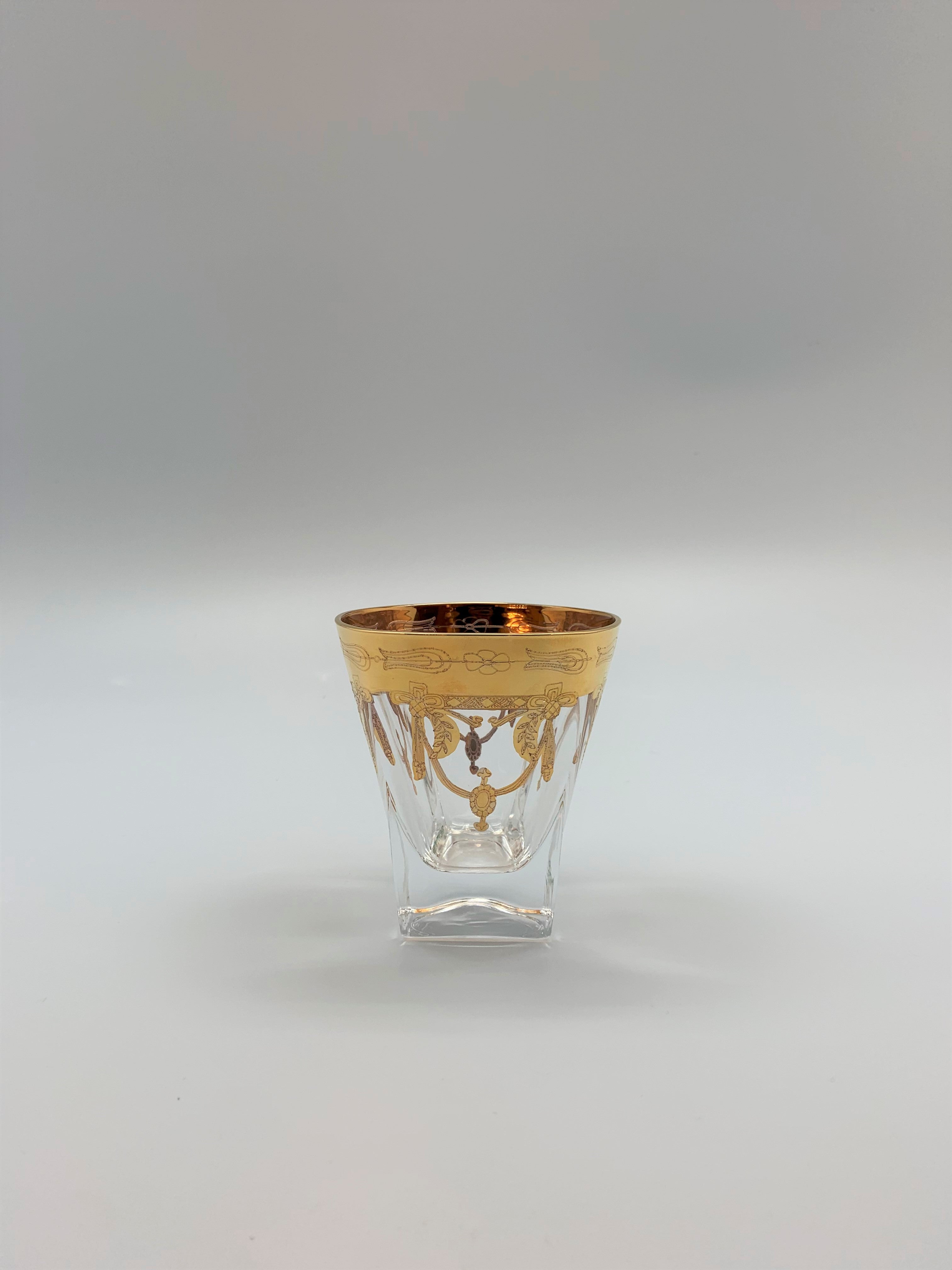 Exclusive Murano Whisky crystal glasses