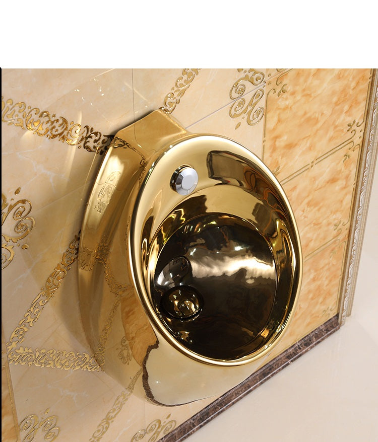 Exklusive Toilette Gold-Urinal