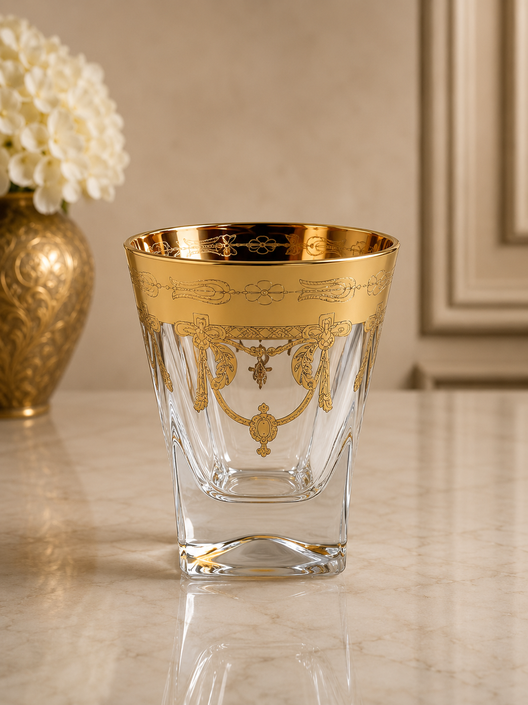 Exclusive Murano Whisky crystal glasses