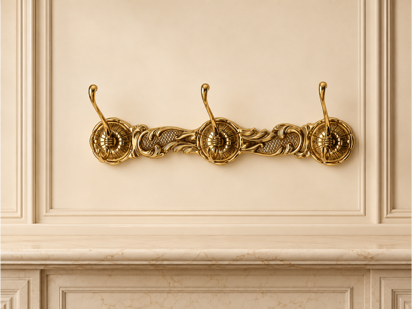 Wall coat rack