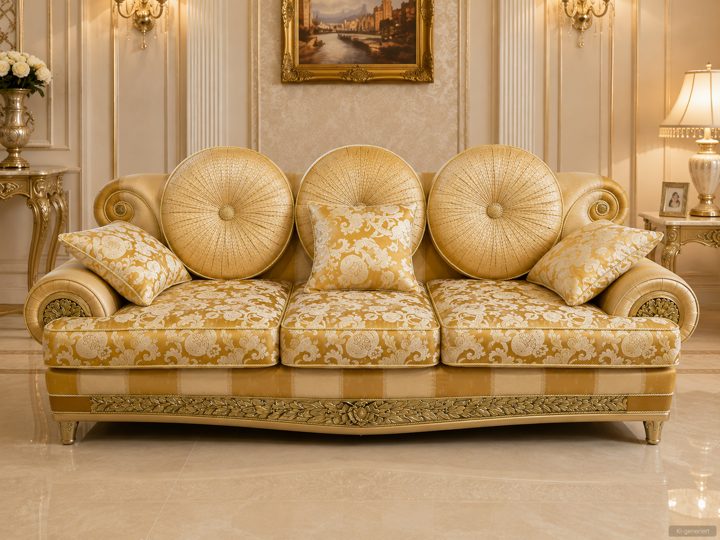 Couchgarnitur Milano Gold