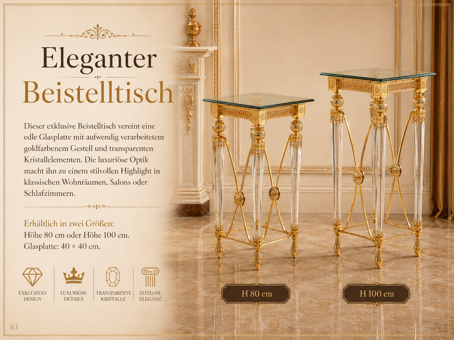Acryl Beistelltisch