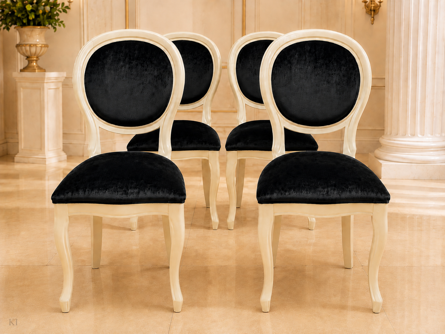 Set 4 Stühle Royal