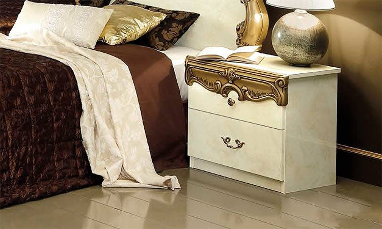 Schlafzimmer Barocco Beige-Gold