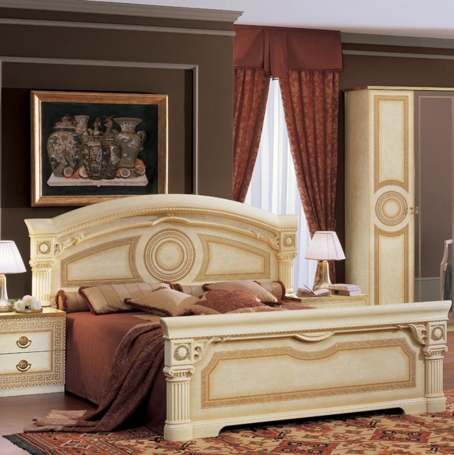 Schlafzimmer Aida Beige-Gold