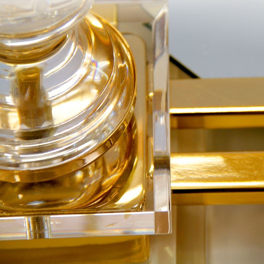 Couchtisch Acryl Kordel-Gold