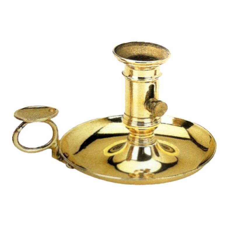 Kerzenhalter Messing Gold