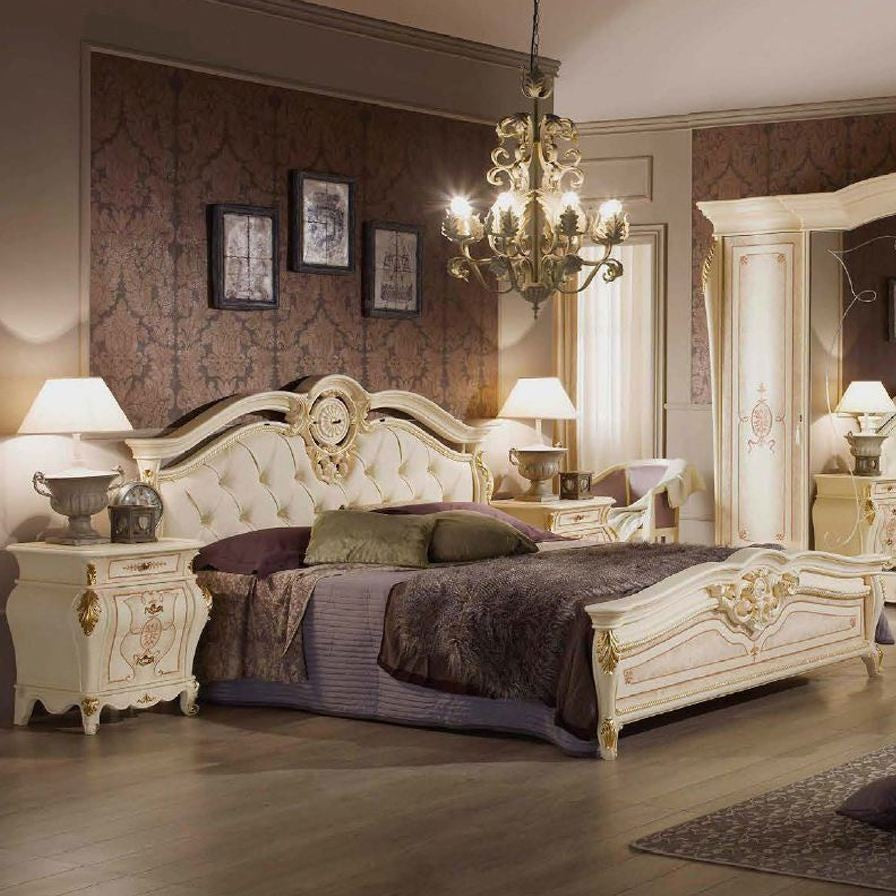 Schlafzimmer Medea Beige-Gold