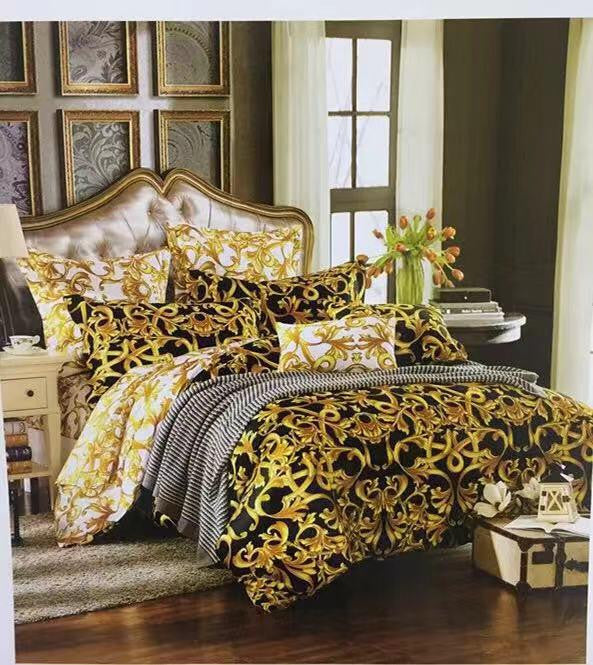 Bed Linen Baroque Black-Gold