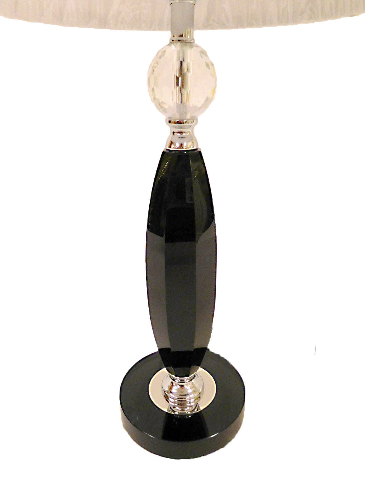 Tischlampe Acryl Schwarz