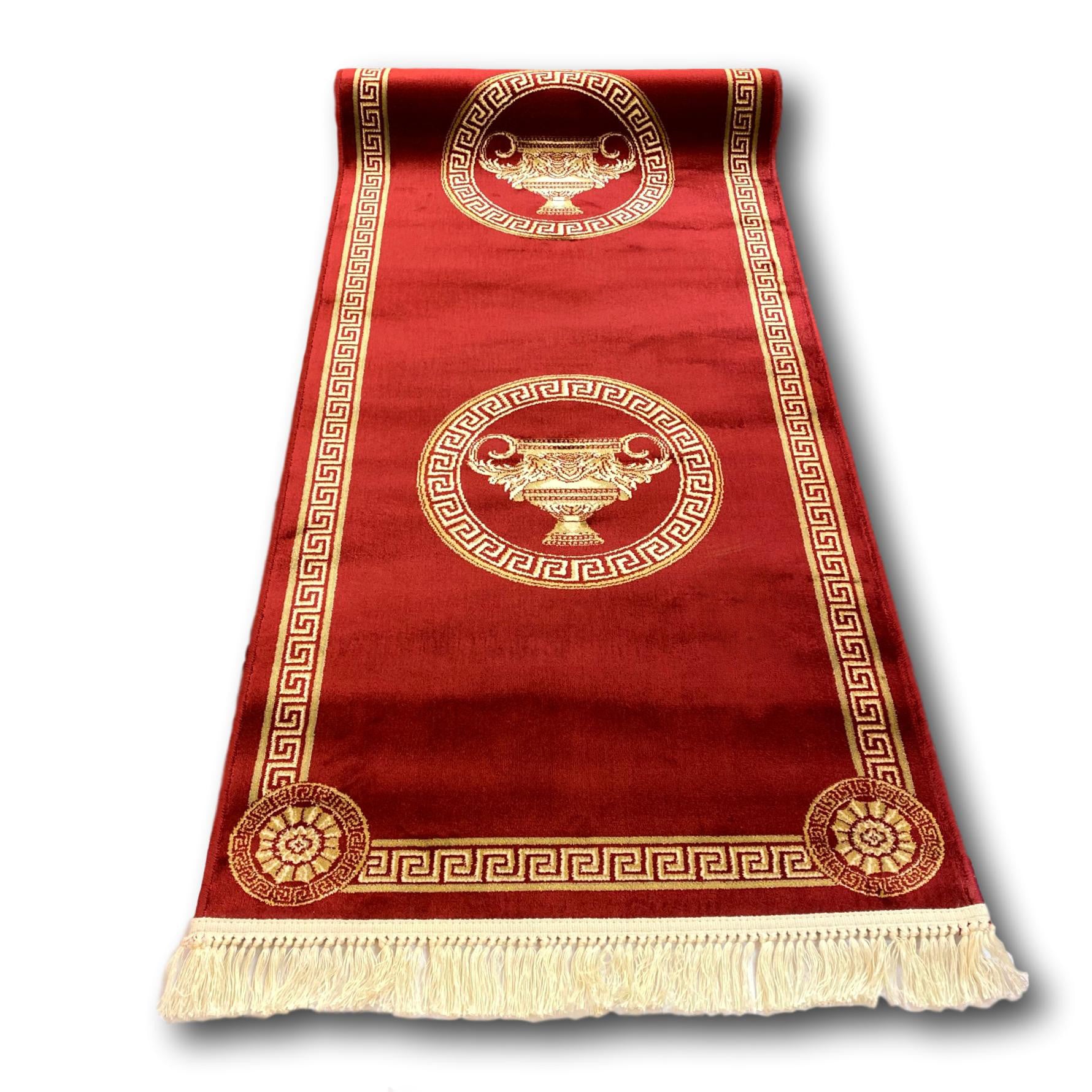 Teppich Läufer Amphore Rot