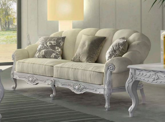 Couchgarnitur Giada weiss