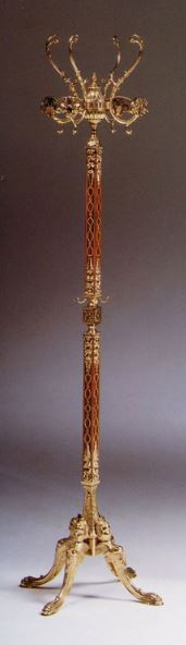 Clothes Rack Intarsia Gold 704 