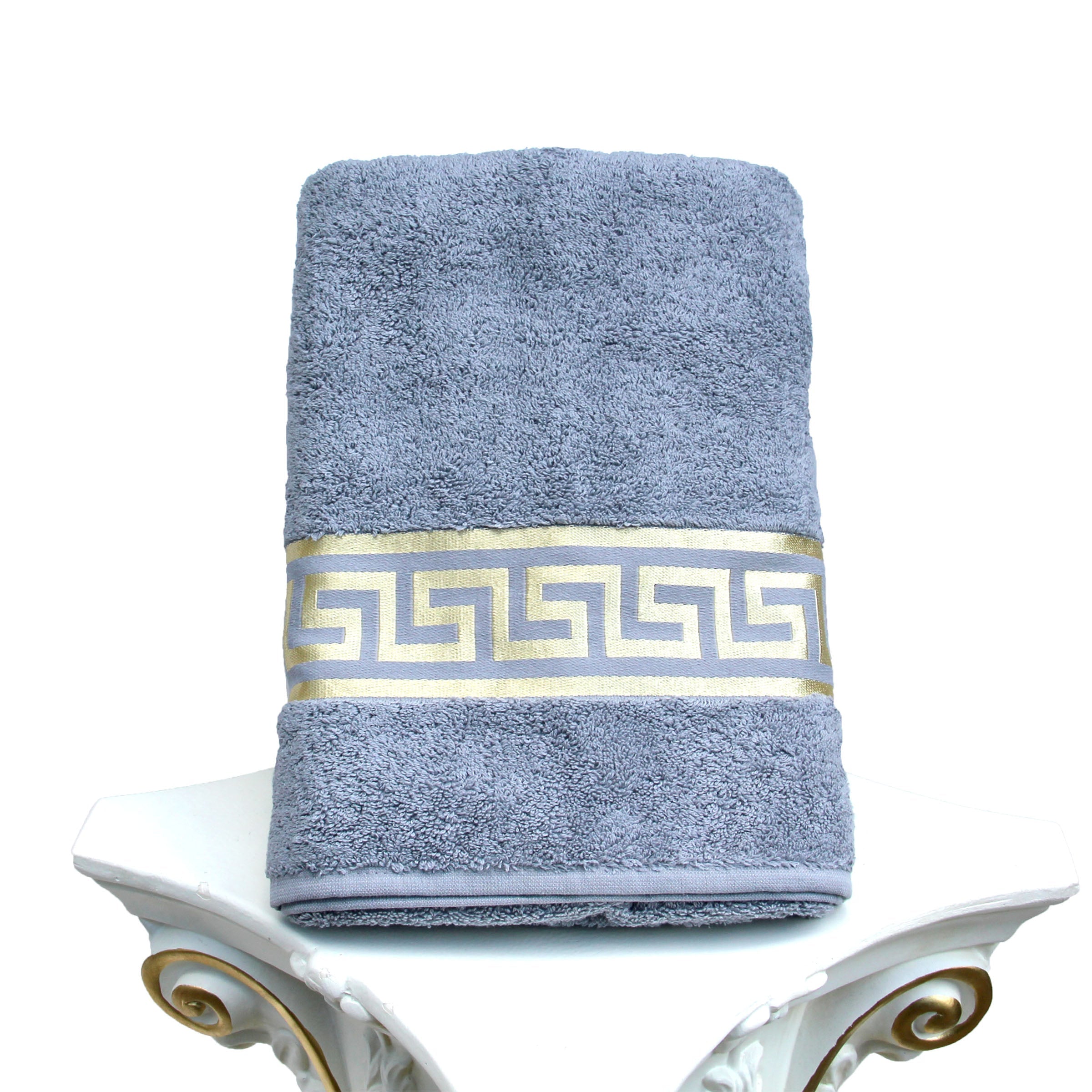 Mäander Towels Grey 30x50