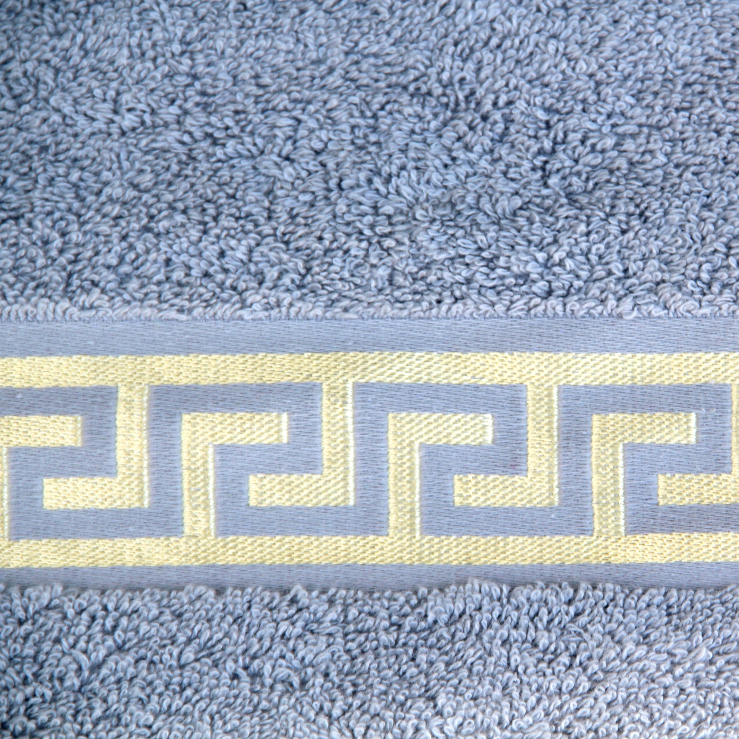 Mäander Towels Grey 30x50