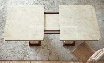 Dining room Romantica in marble look