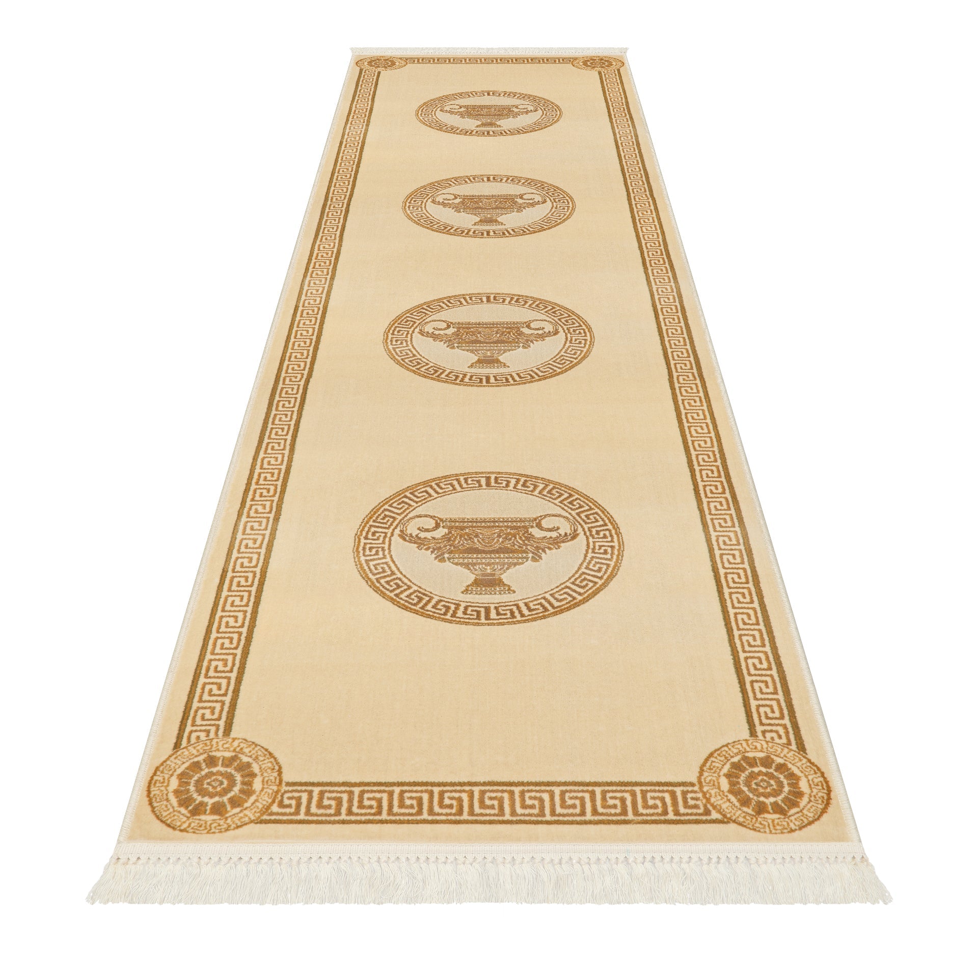 Teppich Läufer Amphore Beige