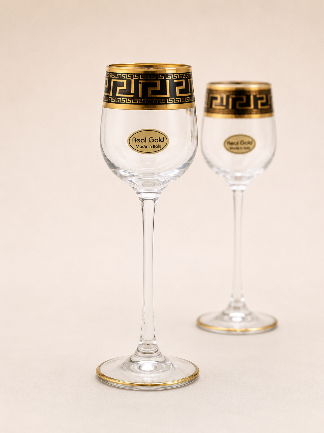 Exklusive Mäander Schnaps-Gläser