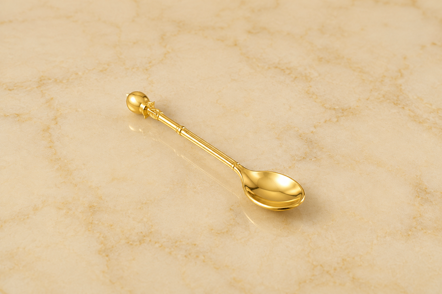 Spoon holder golden