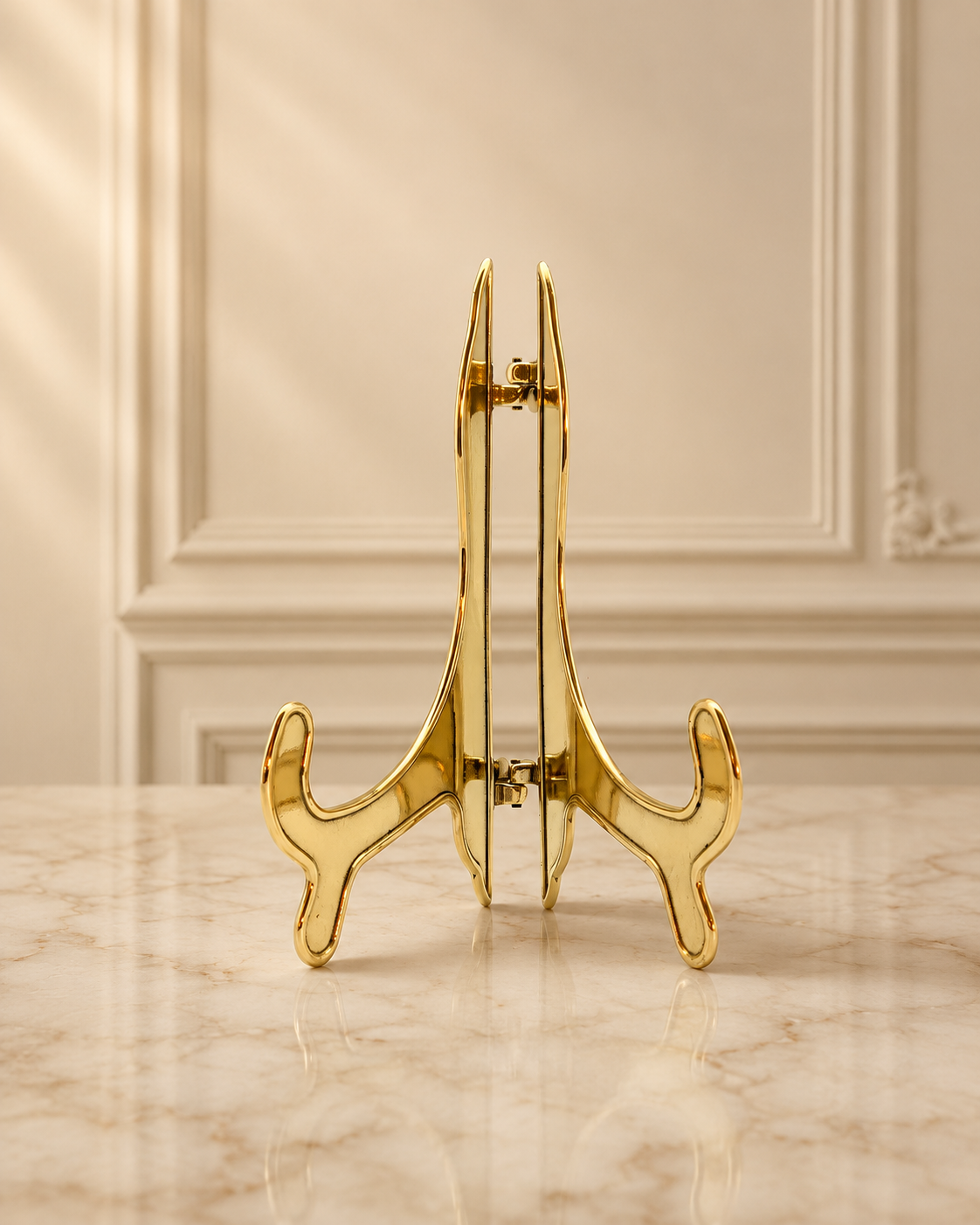 Kleine Staffelei Messing Gold Art 830-1