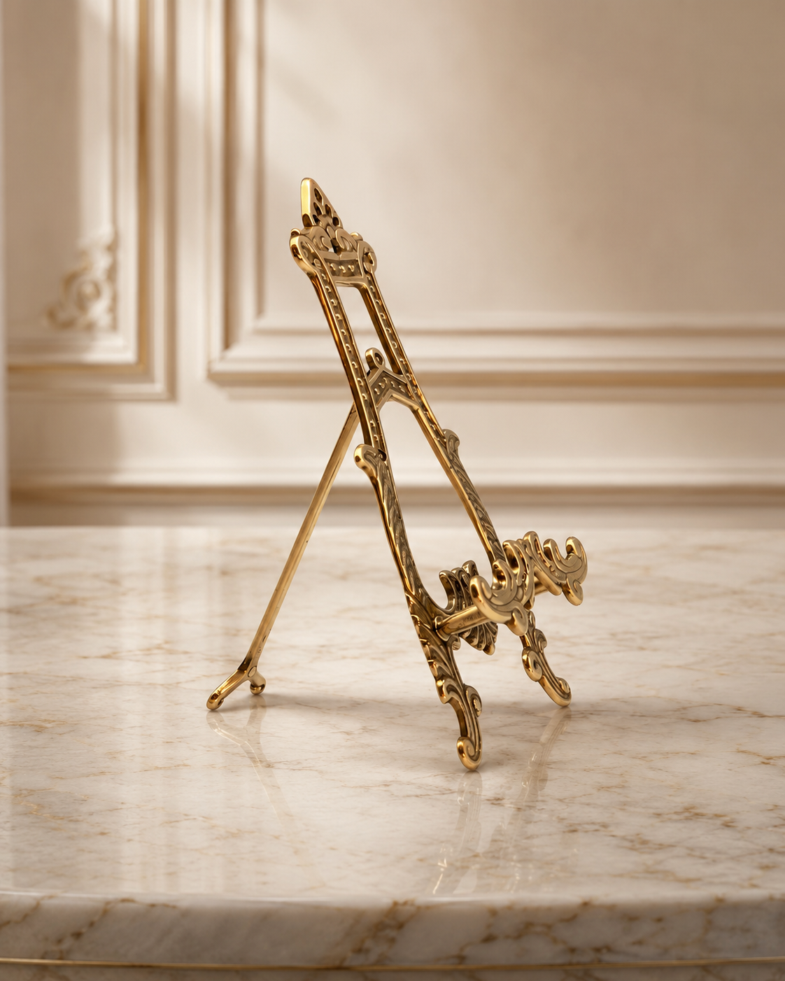 Kleine Staffelei Messing Gold art 1715/1716