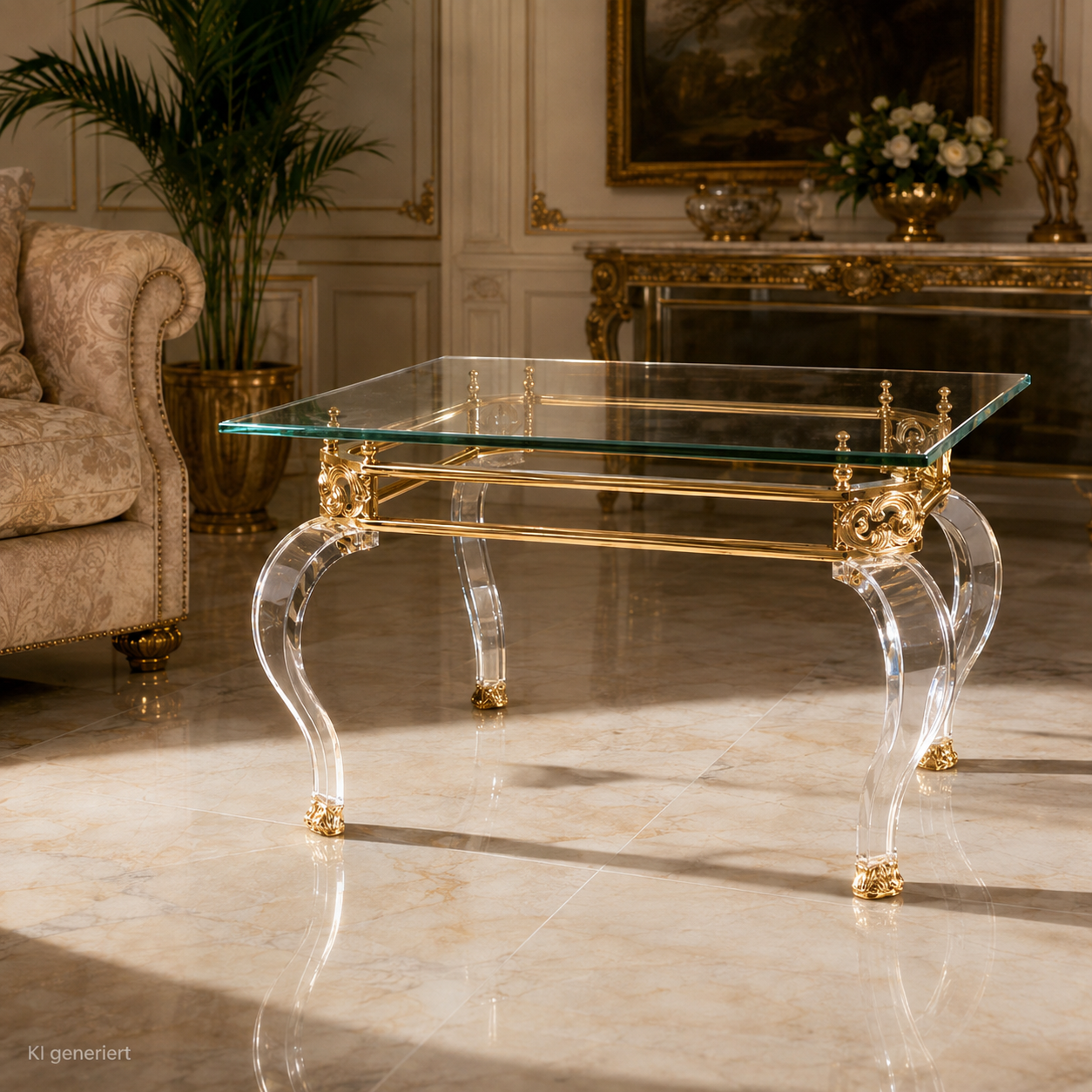Coffee table acrylic Neo crystal