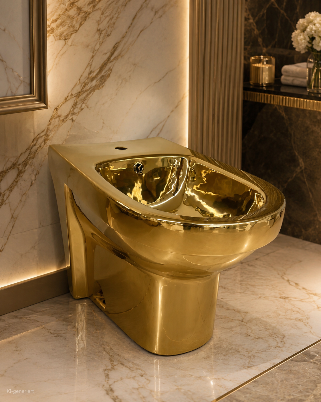 Bidet Vergoldet