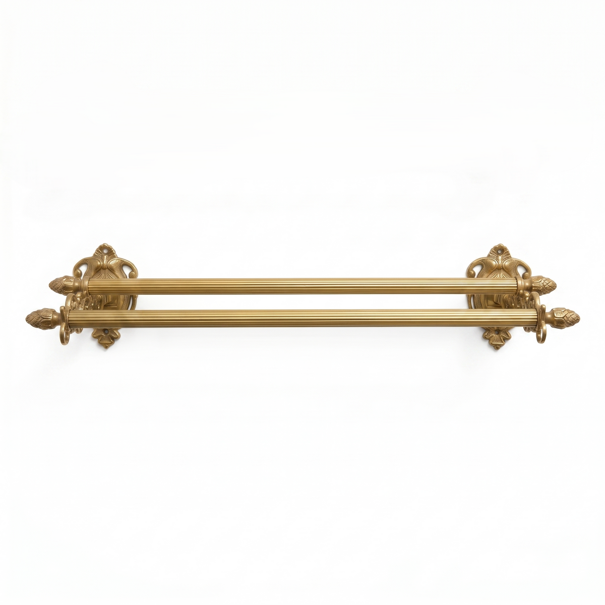 Luxury double brass towel rail in various sizes 