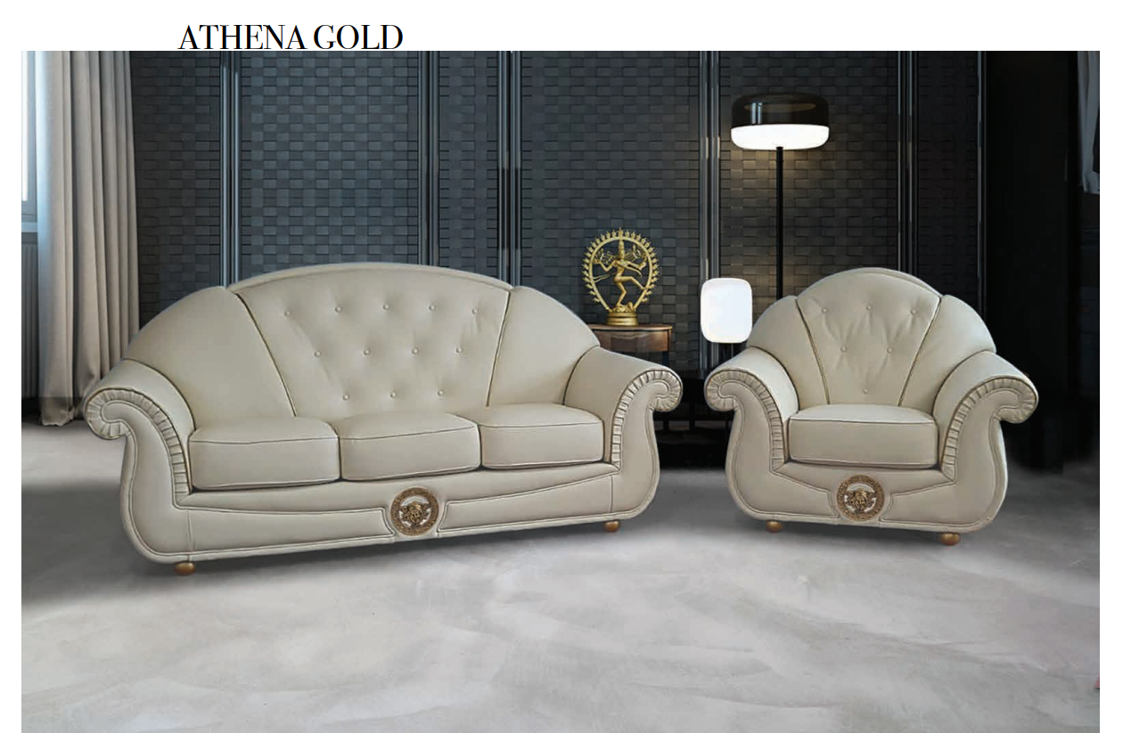 Couch set Atena Gold