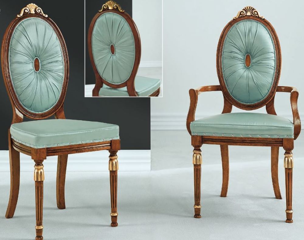 Eleganter Stuhl Cameo in klassischem Stil