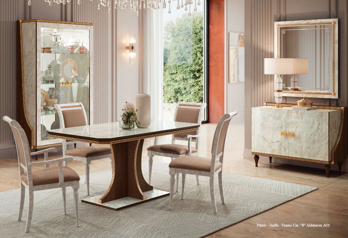 Esszimmer Romantica in Marmor Optik