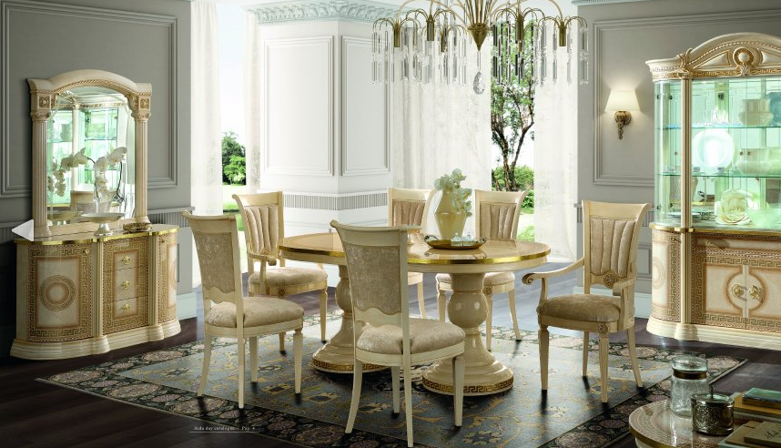 Esszimmer Aida Beige-Gold