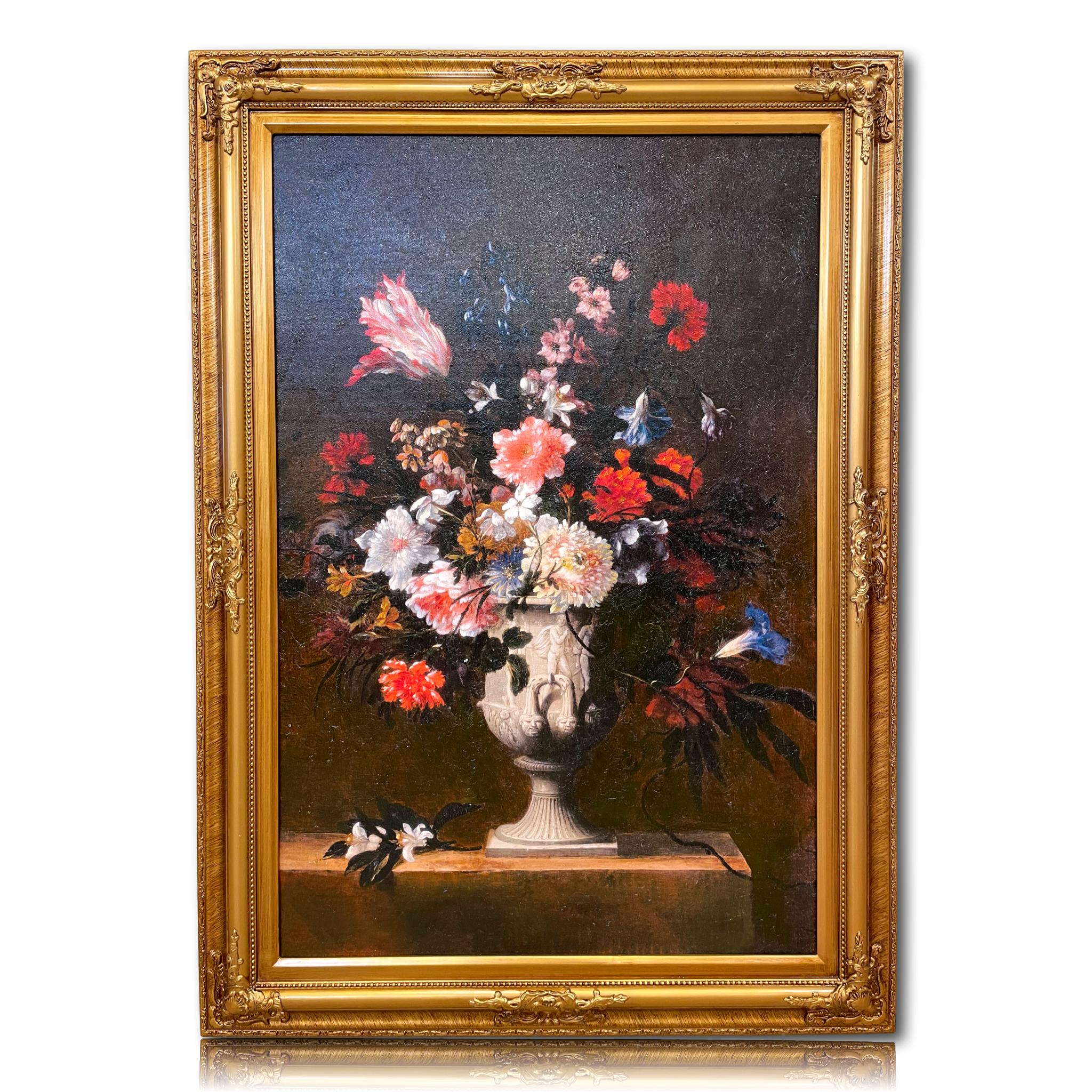 Gemälde Blumenmotiv Milano Vertikal