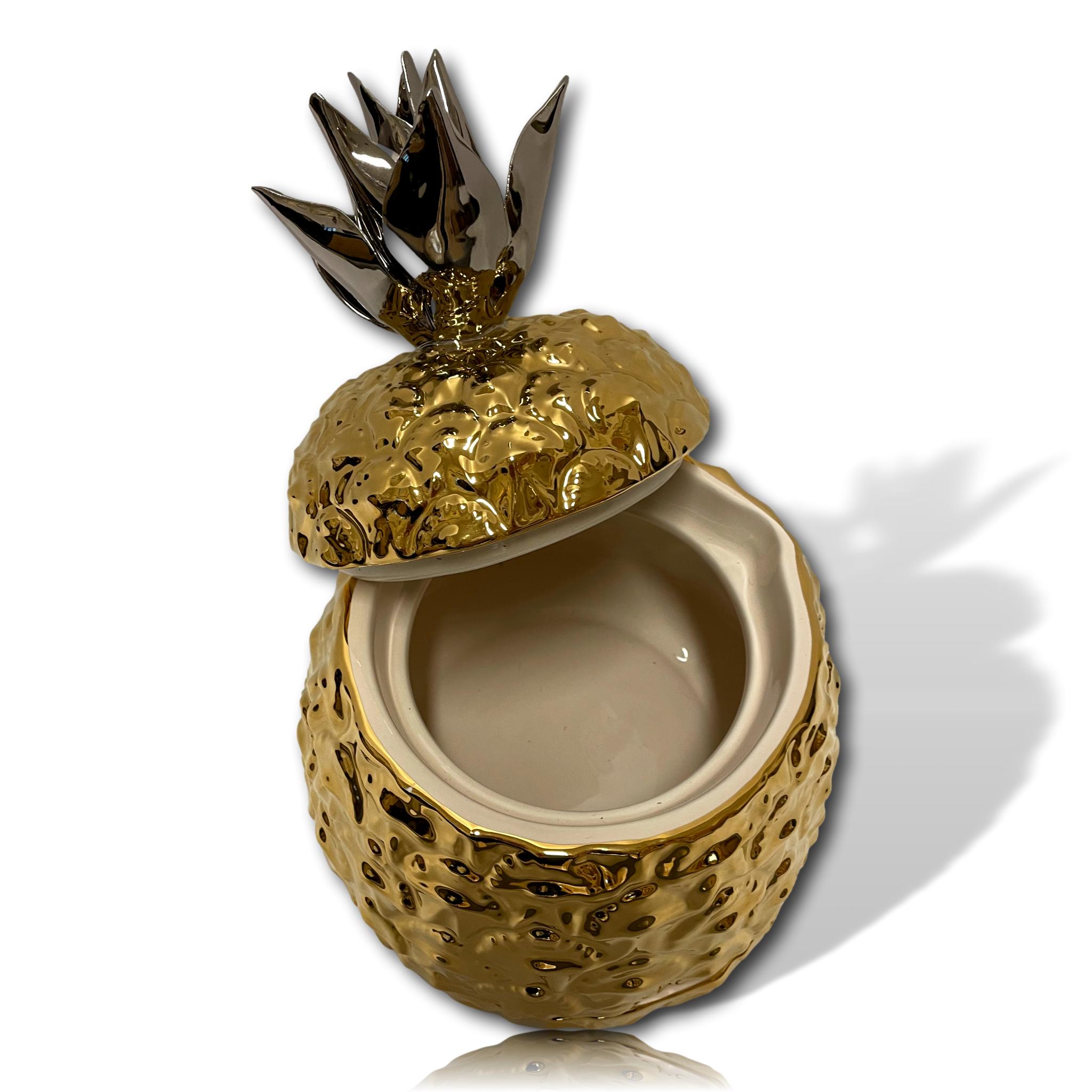 Ananas mit Anschenbecher 3tlg.