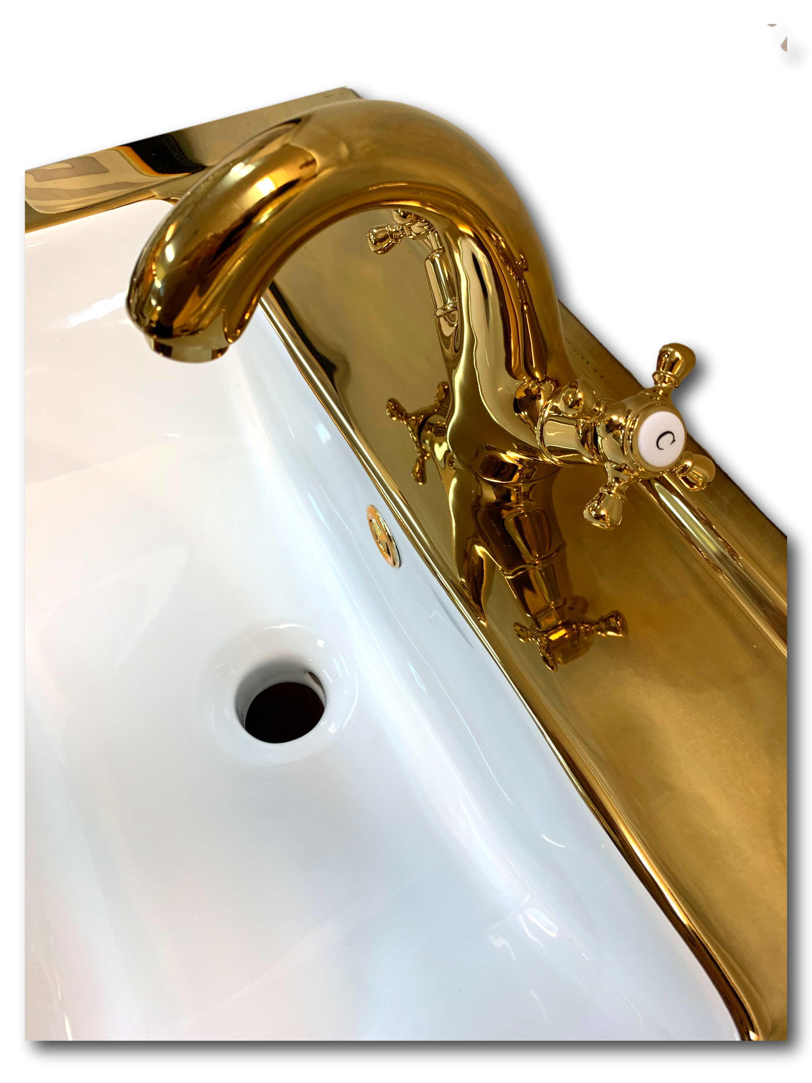 Luxus Badarmatur Gold Nostalgie