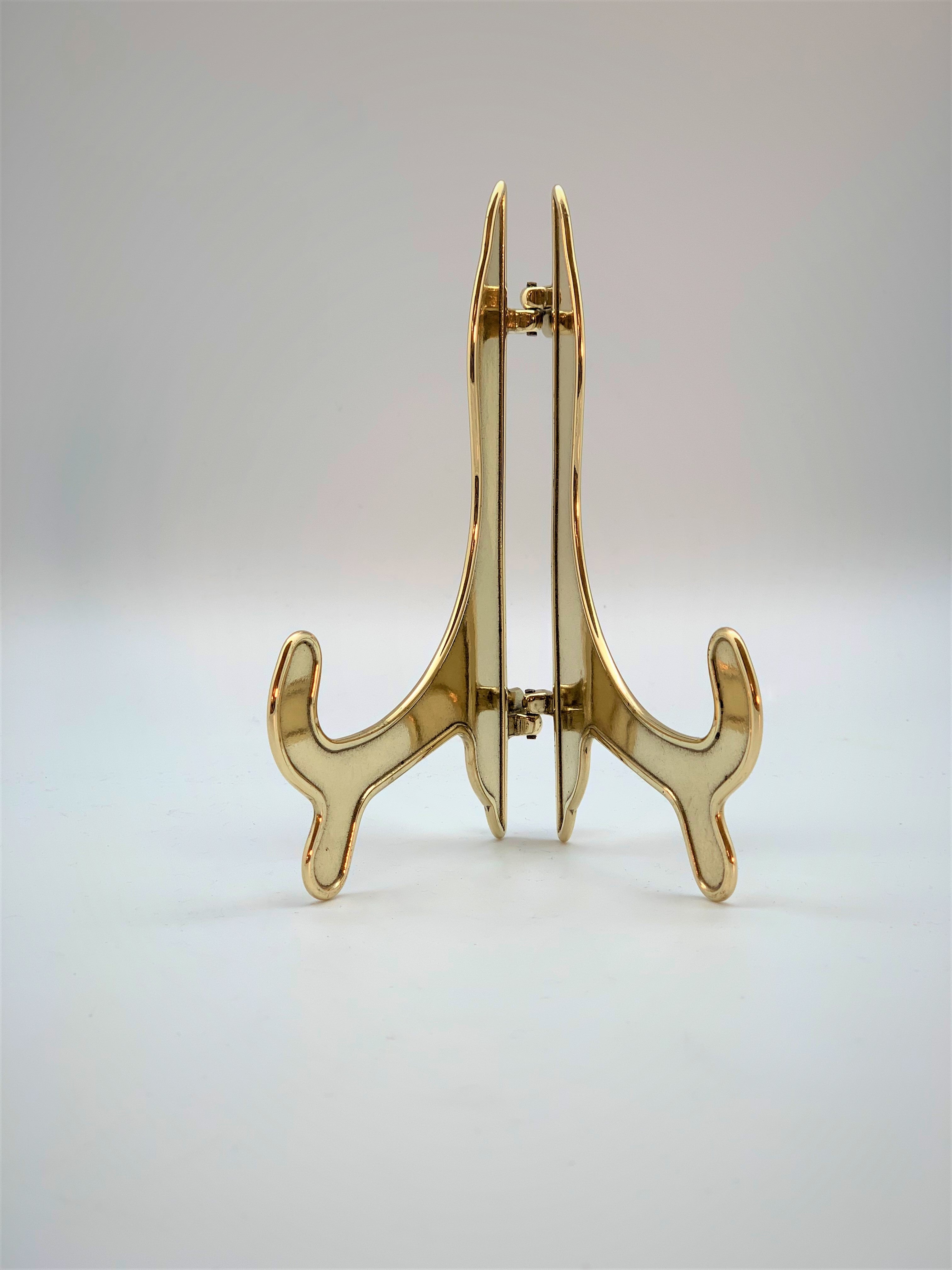 Kleine Staffelei Messing Gold Art 830-1