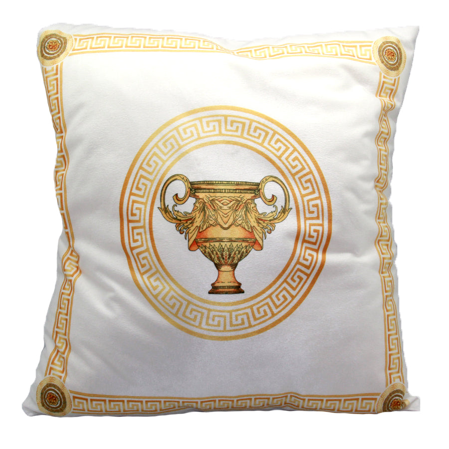 Pillow Amphora White-Gold