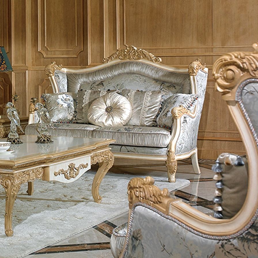 Italienische Couchgarnitur & Wohnzimmer Villa D' Este