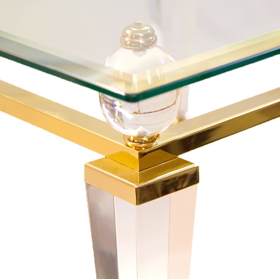 Coffee table acrylic sphere crystal
