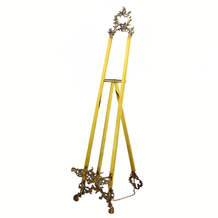Easel - canvas stand - brass gold