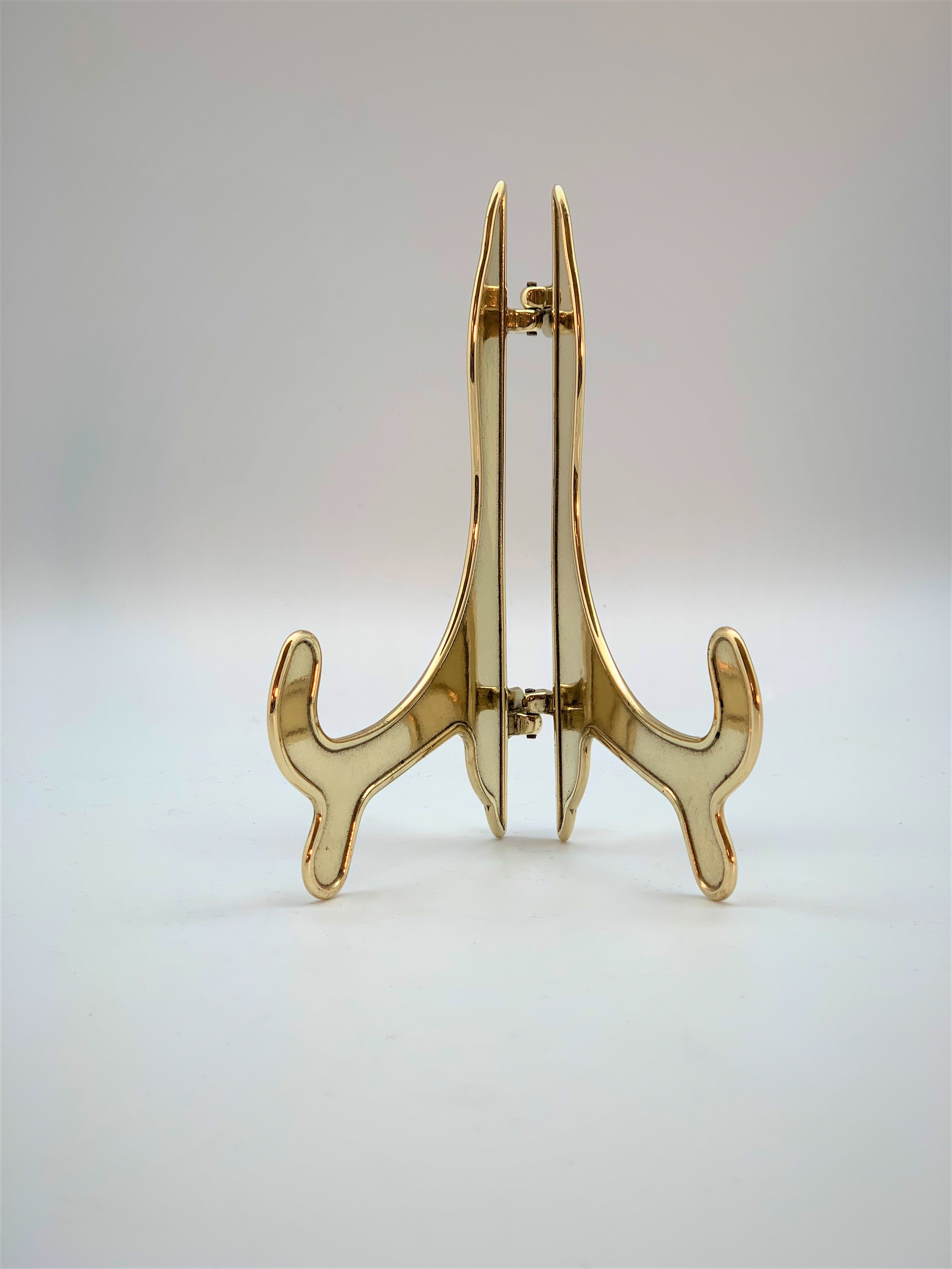 Small easel canvas stand brass gold Art 830-1