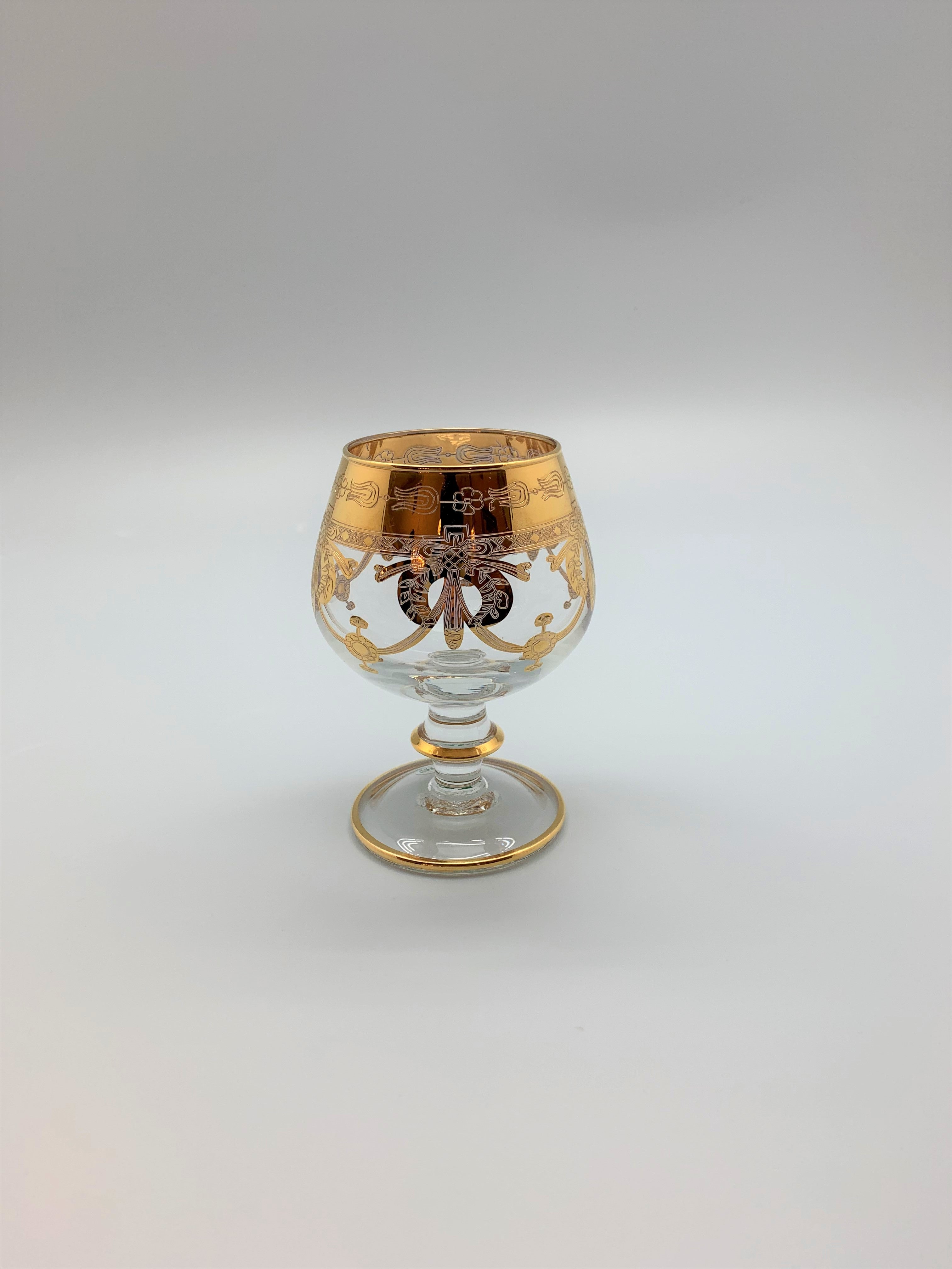 Exklusive Murano Cognac-Gläser