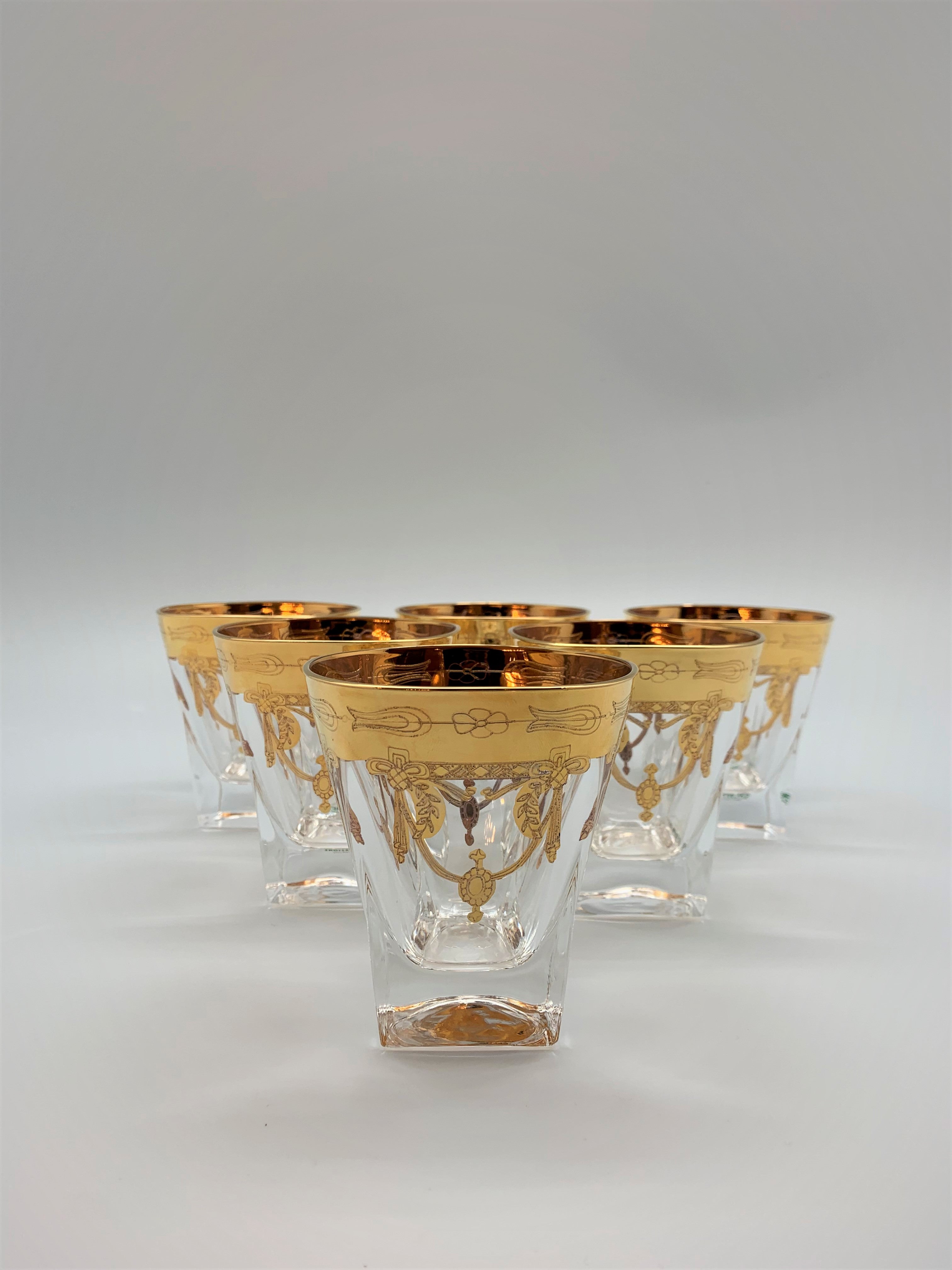 Exclusive Murano Whisky crystal glasses